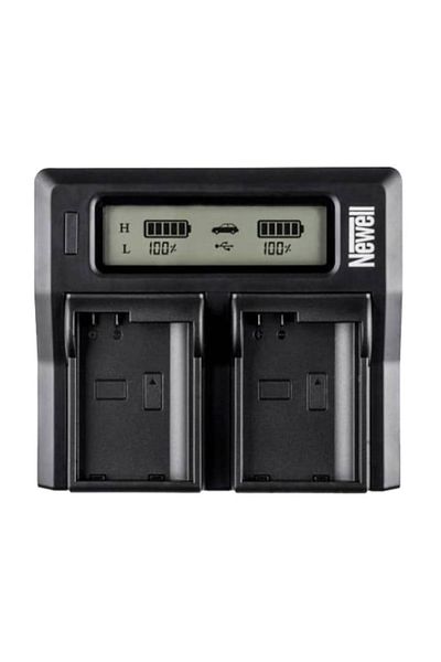Newell Dual charger, Newell, DC-LCD, For Panasonic DMW-BLF19E