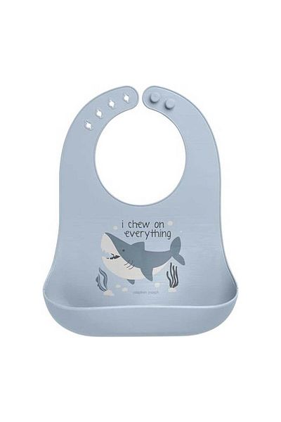 Stephen Joseph Silicone Bib Shark