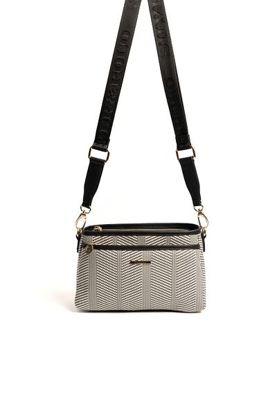 Silver Polo Negru Alb - Negru SP1184 Geantă de damă