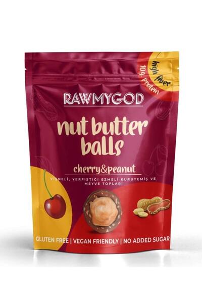 RAWMYGOD Nut Butter Cherry & Peanut Balls 84GR