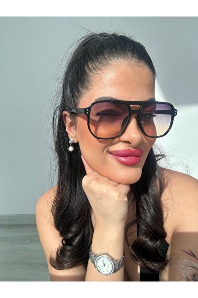 funeyes Colmar Rectangular Gradient Sunglasses Trend Model Unisex Sunglasses 50 20 148