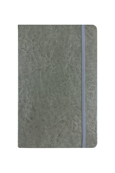 AYS 13x21 CM Parlak Gri Tarihsiz Çizgili Defter
