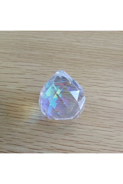 Choice 30mm 1pc Ab 15mm-40mm Clear/ab Crystal Faceted Balls K9 Chandelier Parts Prism Sun Catcher Hanging D