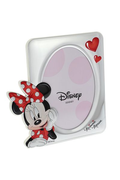 GiftExpress Minnie Mouse oval silver photo frame