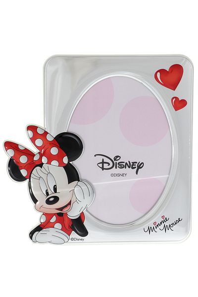 GiftExpress Minnie Mouse oval silver photo frame