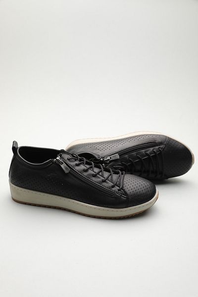 Gondol Pantofi de vară cu fermoar confortabili de zi cu zi din piele naturală zx.2402