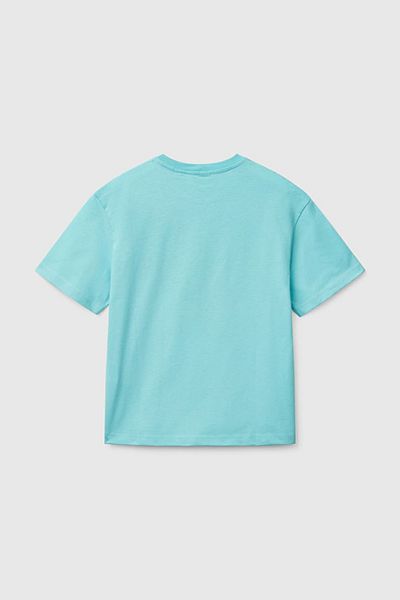 Benetton تي شيرت Bnt للأولاد - تركواز