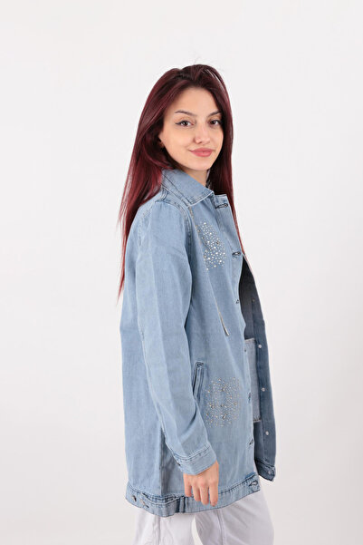Aynaz 14558 Women's Jean Jacket