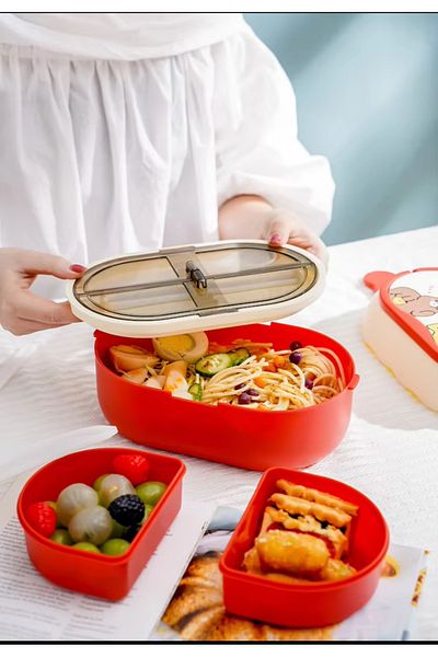 ROSECENTERBAZAAR 304 Steel 1700 ml Kids Lunch Box, Food Storage Container Sefertası (Imported)