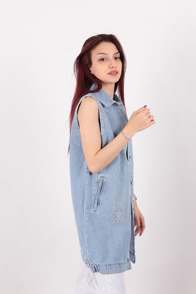 Aynaz 1056 Women's Denim Vest