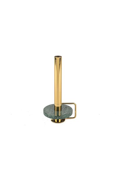 Mikasa Moor YEŞİL MERMERLİ GOLD MUMLUK 11X10X23CM