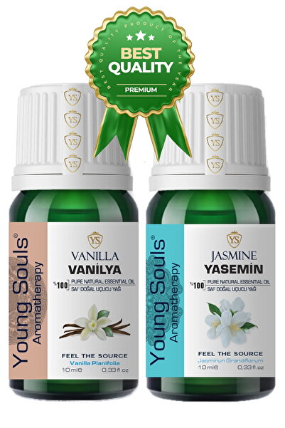 YOUNG SOULS Aromatherapy Vanilla & Jasmine Essential Oil Vanilya & Yasemin Uç...