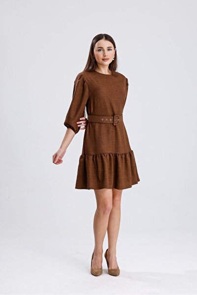 ikomteks Μίνι φόρεμα με ζώνη