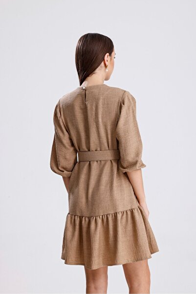 ikomteks Μίνι φόρεμα με ζώνη