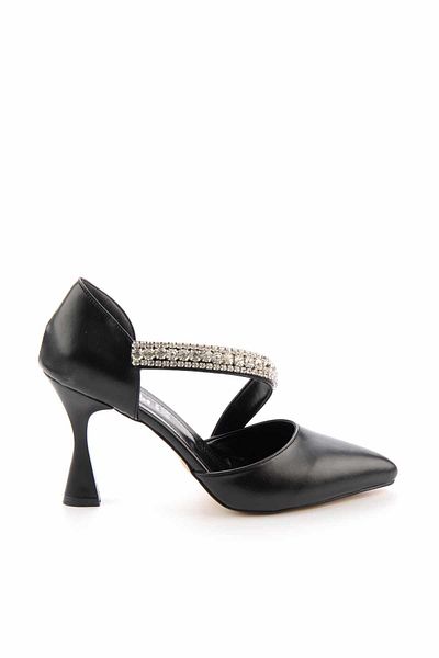 Bambi Black Women's Classic Heeled Shoes K 01137040509