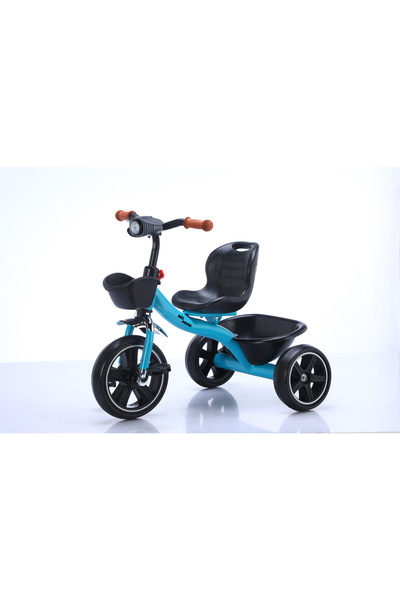 MG دراجة ثلاثية العجلات للأطفال من عمر سنتين إلى ست سنوات مع سلال وإضاءة ومقع...