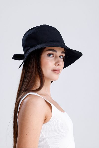 nord arc Uv +50 Sun Protection Women's Bow Detailed Bucket Visor Hat (Size Adjustable)
