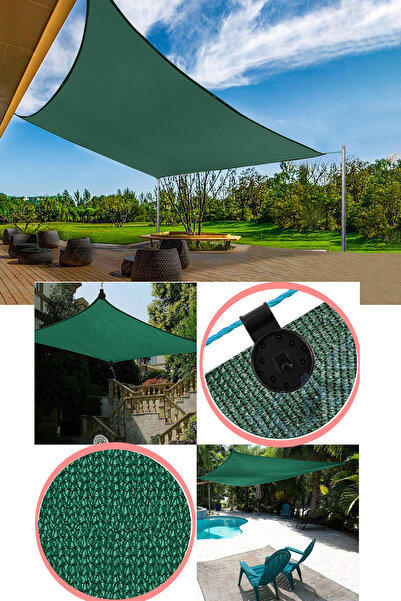 KAŞIKBEY Fi̇le Net Sunshade Canopy Mesh Awning Garden Beach Terrace Camping Picnic Canopy Mesh Tarpaulin 90% Tarpaulin