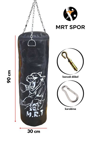 Mrt 90x30 Cm Geniş Kum Torbası Askı Aparatı Siyah