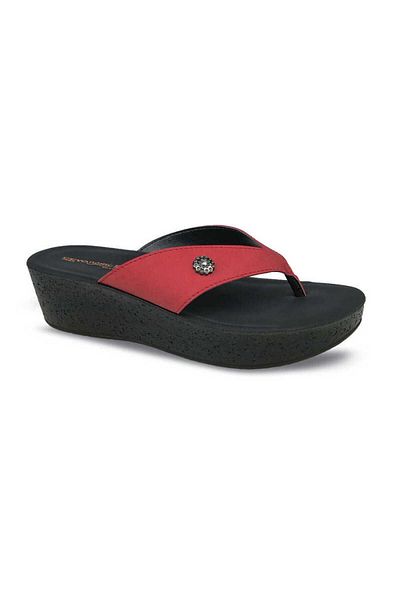 Ceyo Viola Red Women's Flip Flops