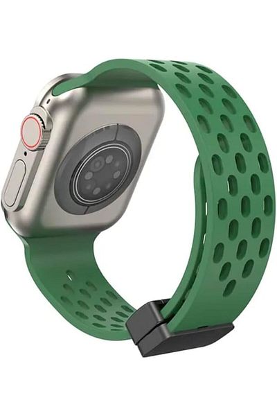 Generic Magnetic Strap For Apple Watch Ultra 2 49mm 45mm 44mm Silicone Correa Bracelet iWatch Series 9