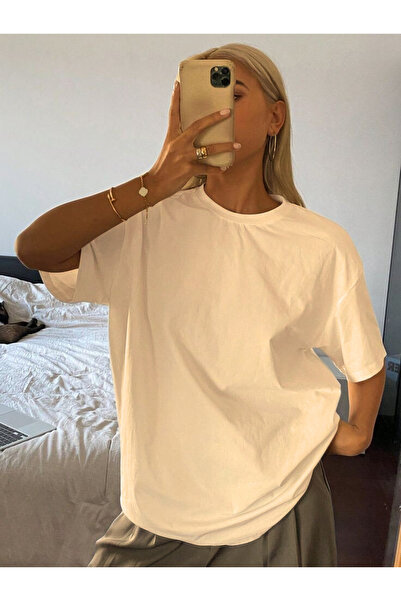 JustBS Tricou de damă cu croială lejeră și confortabilă