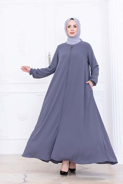 OKTAYUSTA COLLECTİON Medina Ipek Mevlana Ferace Grey