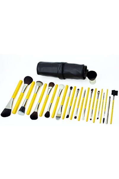 Bdellium Tools مجموعة فرش مكياج احترافية 24 قطعة فاخرة مع حقيبة قابلة للطي