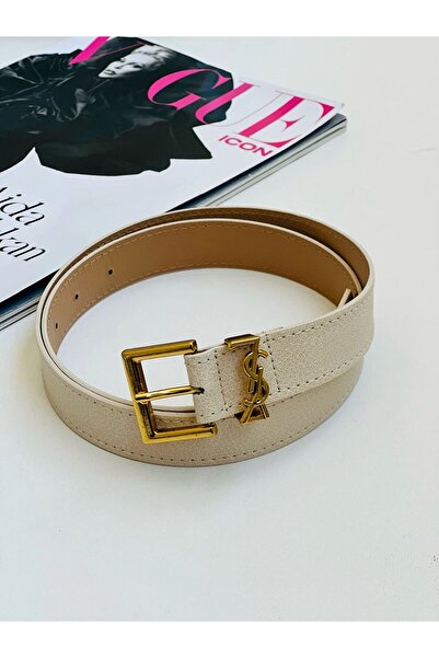 Genel Markalar Modern Ve Şık Tokalı Suni Deri Kemeri