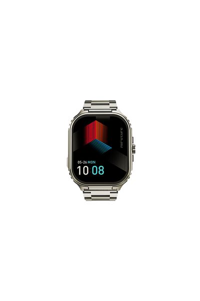HiFuture Ultra3 Pro Bluetooth 5.3 Amoled Screen Ip68 2.04 Inch 52mm Smart Watch with Call Feature Silver