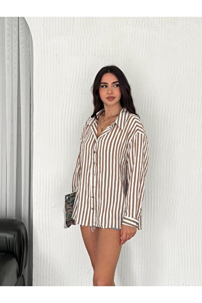 SBL Women's Kraş Striped Cotton Shirt