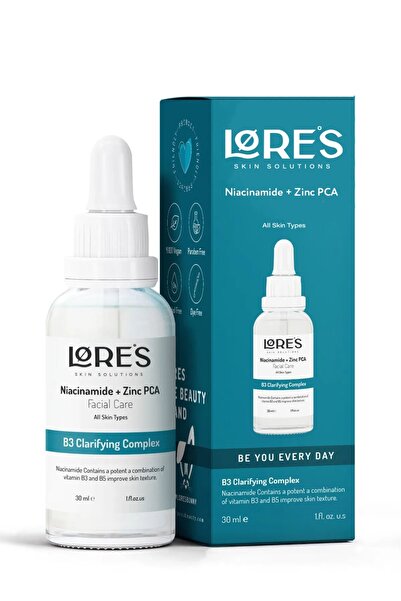 Lores Beauty لوريس نياسيناميد 5% زنك بي سي ايه سيروم 30 مل |   مضاد لحب الشبا...