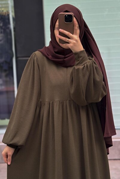 ANDE Asya Robalı Elbise- Haki