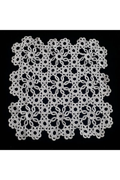 PİNA HEDİYELİK AKSESUAR EL ÖRGÜSÜ DANTEL PEÇETE TIĞ İŞİ 9 ADET 20X20 VİNTAGE ...