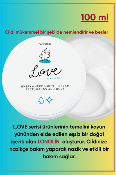 Faberlic L.ove Serisi El Ayak Ve Vücut Kremi