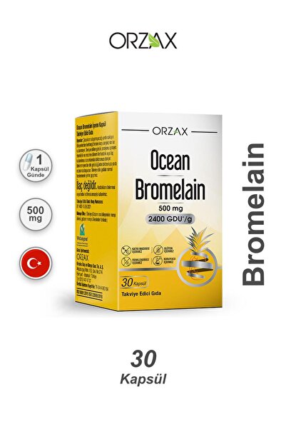 Ocean Bromelain 500 mg 30 Kapsül