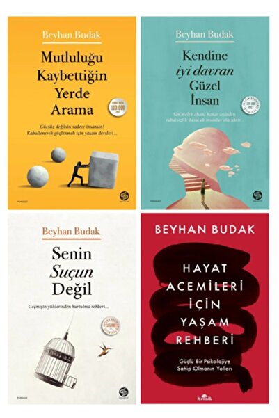 Sahi Kitap Beyhan Budak 4 Kitap /  Hayat Acemileri İçin Yaşam Rehberi + Mat. ...