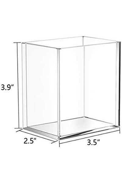 Generic Acrylic Pen Holder 4 Pack – Clear Pencil Holders For Desk, Makeup Brush Cup Organizer For Office