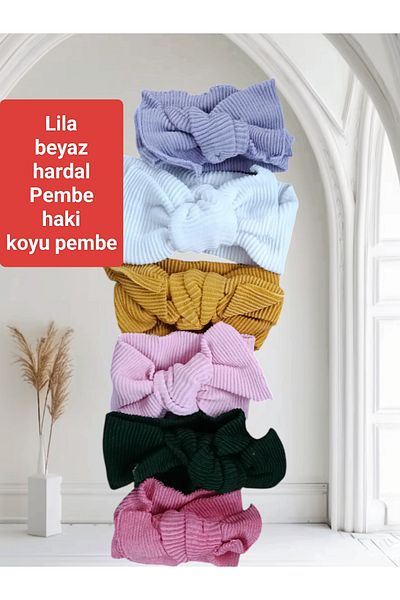 ÖZKARDEŞLER BABY Özkardeşler Baby Girl Child Baby Bandana 6-Pack