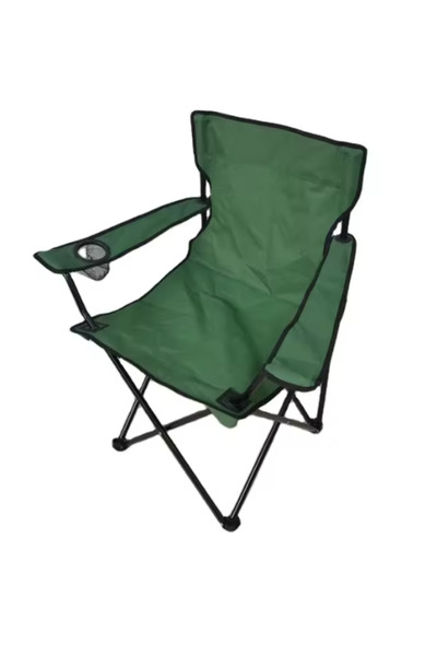 Herum Scaun pliant pentru picnic sau pescuit, cadru metalic, Verde, 52 x 85 x...