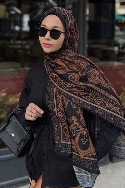 carell Ahsen Alemdar's Choice Vintage Copper Nilla Cotton Shawl