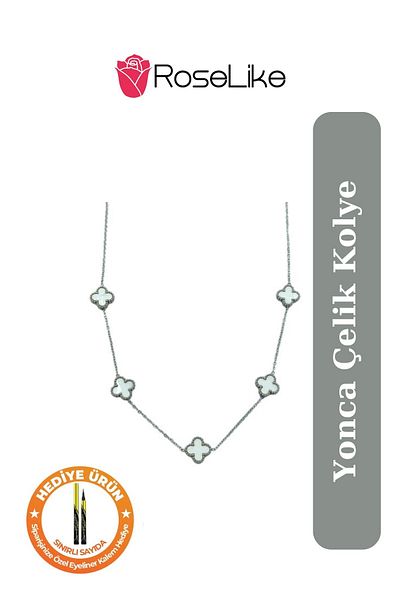 RoseLike Clover Stainless Steel Necklace