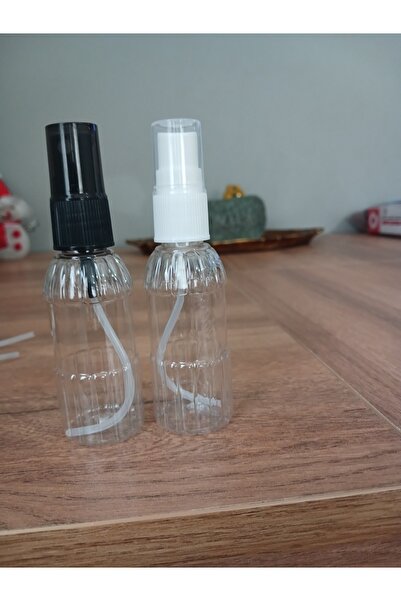 Petçi cam salih 100 Adet Boş Şişe Beyaz Sprey Kolonya Şişesi Doldurulabilir C...