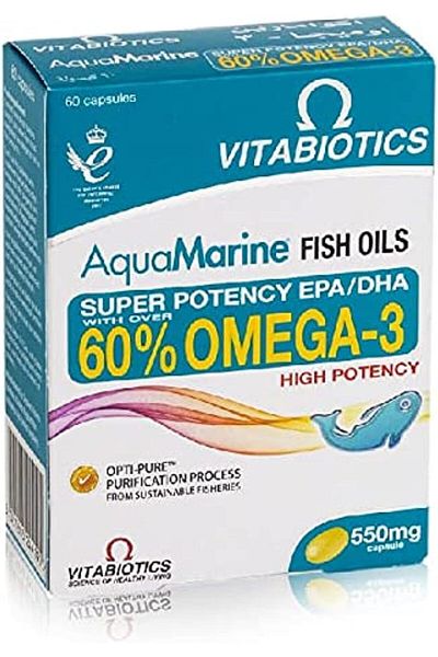 Vitabiotics Aquamarine Omega 3 60 Caps