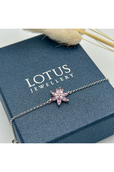 LOTUS JW Lotus Çiçeği Gümüş Bileklik | 925 Ayar Gümüş Bileklik