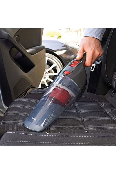 Black&Decker BLACK+DECKER Plastic Vacuum Cleaner 0.37 L 12.5 W NV1210AV-B5 Black/Clear/Red