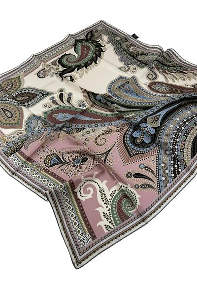 Levidor Μεταξωτό μαντήλι Twill LD521 Ethnic Pattern Πολύχρωμο 1