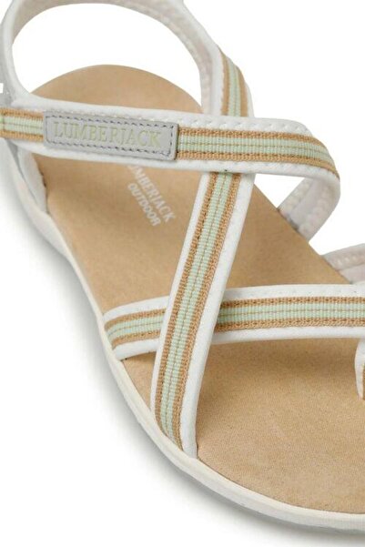 lumberjack Alisa 4Fx Off-White Comfort Casual Daily Sports Sandals