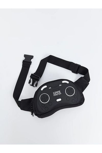 LC Waikiki Black Printed Boy's Waist Bag