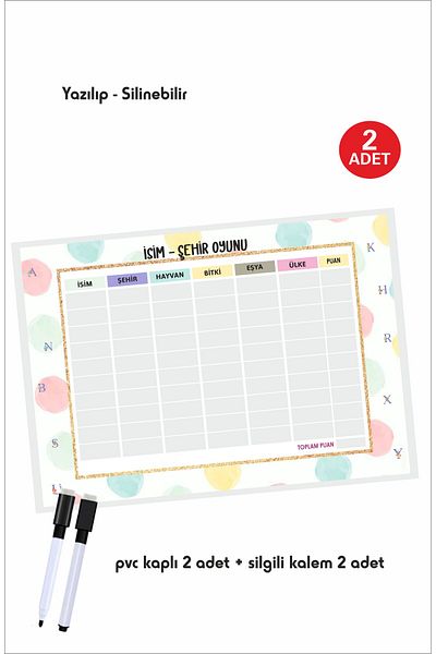 43 cici süsler organizasyon Name City Game Ware Set of 2 Summer Eraser Pvc Coated-Pencil Gift